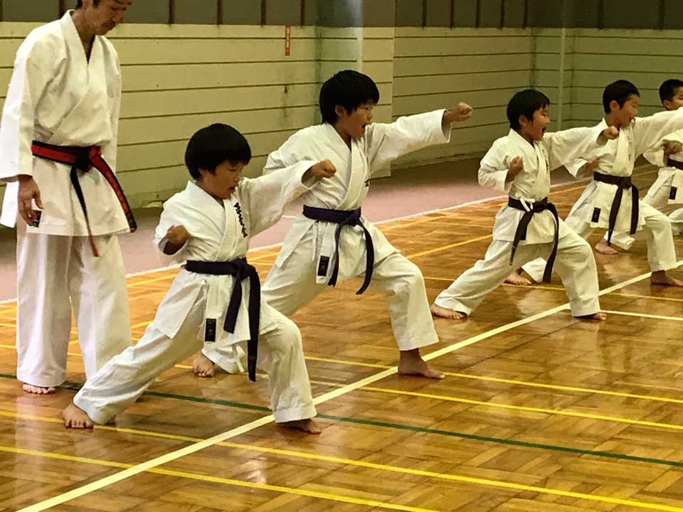 正竜会2016年夏合宿の道場での様子
