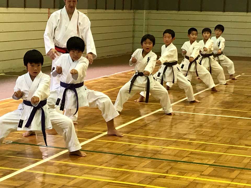 正竜会2016年夏合宿の道場での様子