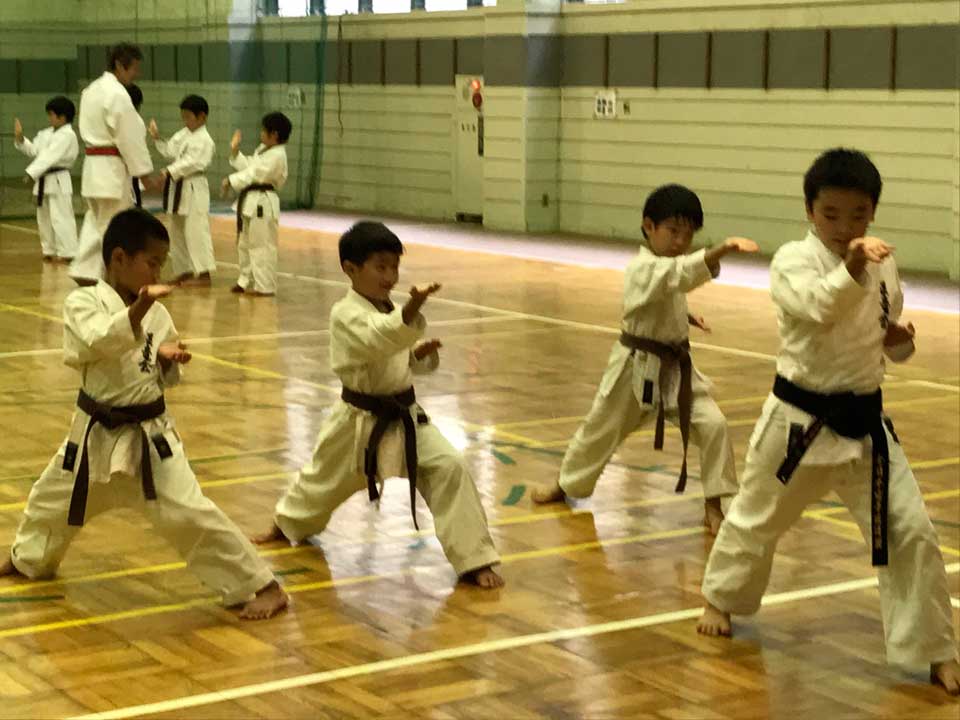 正竜会2016年夏合宿の道場での様子