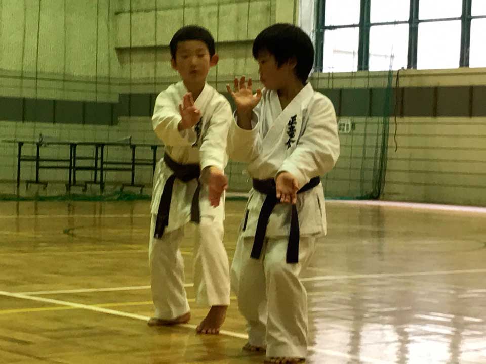 正竜会2016年夏合宿の道場での様子