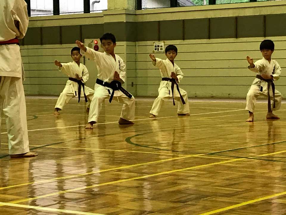 正竜会2016年夏合宿の道場での様子