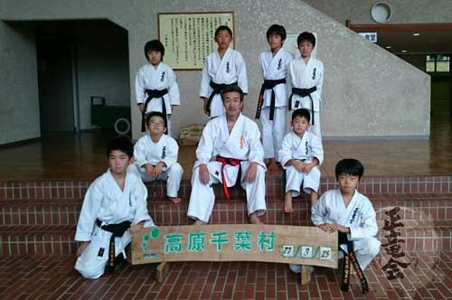 正竜会2015年夏合宿集合写真の様子