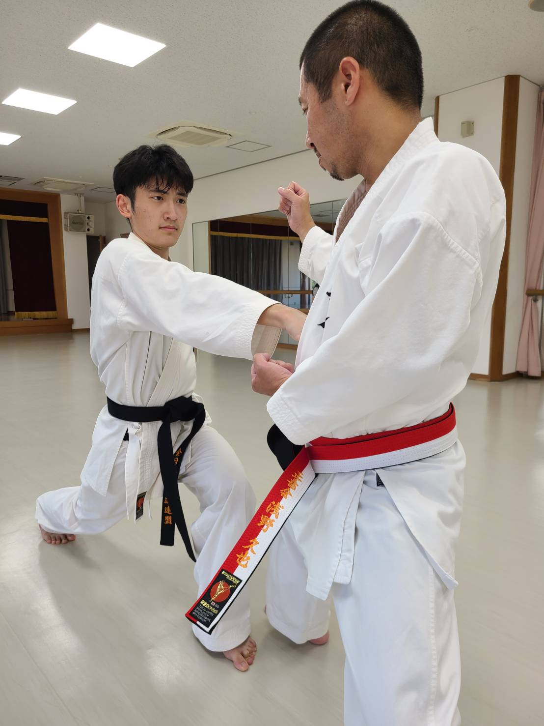 正竜会練習風景や道場での様子写真